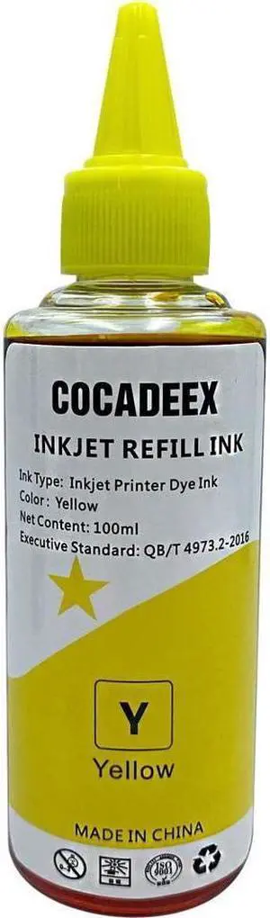 COCADEEX Refill Dye Ink Bottle Compatible with 64 or 64XL Ink Cartridge,for Envy Photo 7864 7858 7855 7830 7820 7800 7164 7158 7155 7132 7130 7120 6258 6255 6252 6232 6230 6220 5542 Printer