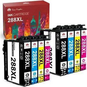 8pk T288XL(2B/2C/2M/2Y) Ink Cartridge XL High Yield