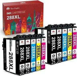 10pk T288XL(4B/2C/2M/2Y) Ink Cartridge XL High Yield