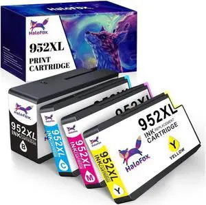 4pcs 952XL Ink Cartridge Replace for Officejet Pro 8210 8715 8725 8728 8730