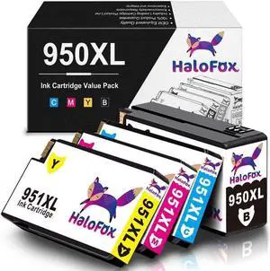 4 PK 950XL 951XL Ink New Gen Chip For OfficeJet Pro 8610 8600 8100 Print N911