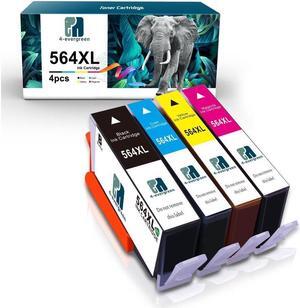 4PK New 564XL Ink Cartridge for Photosmart 6510 6520 7510 7520 5520 5510