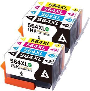 8PK High Yield Ink Cartridge for 564XL 564 XL 5510 5520 5514 6510 Printer