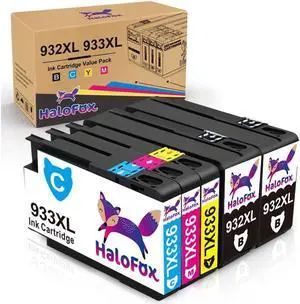 5Pk Ink Cartridge Combo for 932XL 933XL OfficeJet 6700 6600 7110 7612 7100