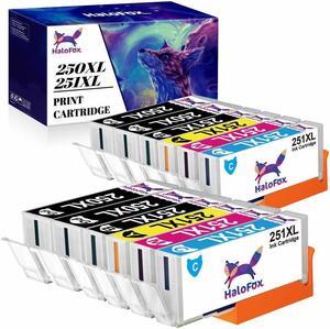 12 pcs PGI-250XL CLI-251XL Ink fit For MG5520 MG5422 MG6620 printer