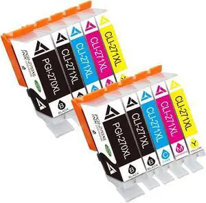 10PK PGI-270 XL CLI-271 XL Ink for TS9020 TS6020 MG5722 MG7720