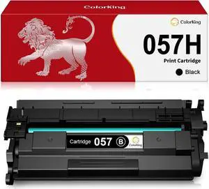 ColorKing Compatible Toner Cartridge Replacement  057H CRG-057H 057  imageCLASS MF445dw LBP226dw MF451dw LBP227dw MF448dw High Yield Laser Printer Toner (Black, 1-Pack)