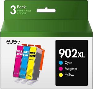 902XL Ink Cartridges Replacements  Ink 902 902XL Color Combo Pack Upgraded 902 Ink Cartridges  Printers Officejet Pro 6968 6978 6962 6958 6954 6960 Printers(3 Pack, Cyan, Magenta, Yellow)