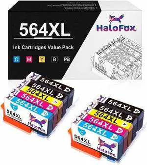 10 Pack Ink Cartridges For 564 564XL Officejet 4610 4622 Photosmart 5510 5520