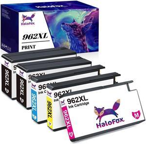 5PK 962 XL Ink Cartridges for Officejet Pro 9010 9015 9018 9020 9025 Printer