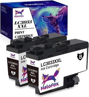 2x Black LC3033 Ink Cartridge for Brother LC3033XXL MFC-J995DW MFC-J815DWXL