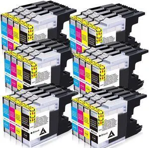 24 PK LC71 Ink Cartridge High Yield For Brother LC75 LC79 LC73 MFC-J425W J280W