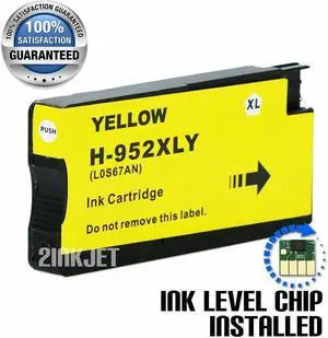 1 x 952XL Yellow Ink Cartridge For OfficeJet Pro 7720 7740 8210 8216 8702 8710 8715 8720