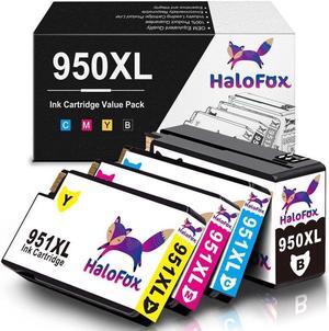 4PK New Chip 950XL 951XL Ink Cartridge For Officejet Pro 8610 8615 8620 8625