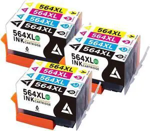 12PK 564 XL Ink Cartridge for Deskjet 3070A AIO 3520 Officejet 4620 Printer