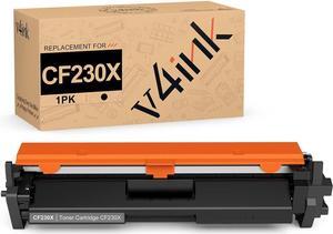 v4ink Compatible 30X Toner Cartridge Replacement  30A 30X CF230X CF230A Toner High Yield Black Ink with chip for use in Pro MFP M227fdw M227fdn M227sdn M227 M203dw M203d M203dn M203 Printer