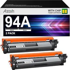 94A Toner Cartridge Black Compatible  94A CF294A Toner Cartridge 94X, Work  Laserjet Pro M118dw Toner Cartridge, MFP M148dw M148fdw M148 M118 Printer, 2 Black