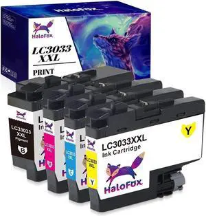 4 LC3033 Black Color Ink Cartridge for Brother LC3033XXL MFC-J815DWXL J805DW