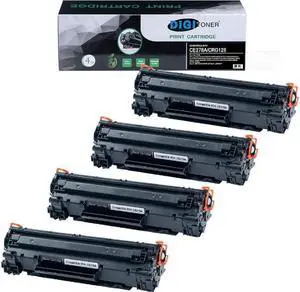 DIGITONER High Yield Toner Cartridge Compatible with CE278A [78A] CRG128 CRG126 Laserjet Pro M1530/Series/M1536dnf/M1537/dnf/M1538dnf/M1539dnf/P1566/P1606dn [4 Pack]