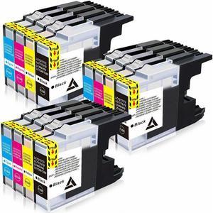 12 Pack LC75 LC79 Ink Cartridge For Brother DCP-J725DW DCP-J925DW MFC-J5910DW