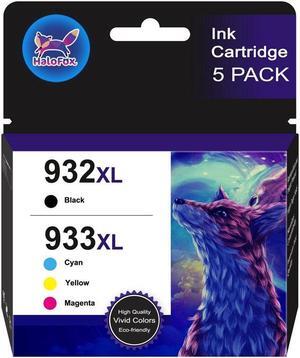 5x 932XL 933XL High Yield Ink Cartridge for OfficeJet 6100 6600 7612 Printer