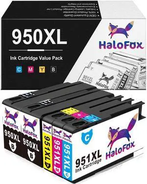 5 pack Ink Cartridges for 950XL 951XL Officejet Pro 8100 8600 8610 8616 8630