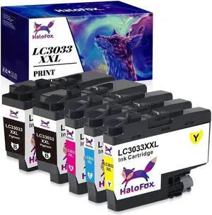 5 LC3033 Black Color Ink Cartridge for Brother LC3033XXL MFC-J815DWXL J805DW