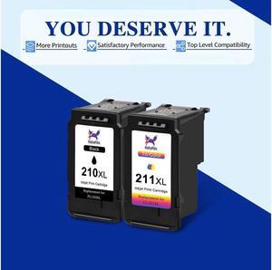 2Pack PG-210XL CL-211XL Ink Cartridge replacement for MP230 499 240