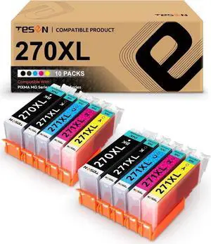 TESEN Compatible Ink Cartridge Replacement for 270 XL 271 XL PGI 270XL CLI 271XL Use with MG6822 TS6020 TS5020 MG2720 MGB5721 MG5722 MG6821 Printer, 10 Pack Color Set