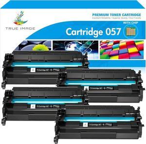 TRUE IMAGE Compatible Toner Cartridge Replacement for 057 057H 57 57H CRG-057 CRG-057H Work with ImageCLASS MF445dw MF448dw LBP226dw LBP227dw LBP228dw MF449dw MF445 Printer Ink (Black, 4-Pack)