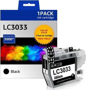 1 Pack LC3033 Black Ink Cartridge for Brother LC3033 XXL MFC-J995DW MFC- J815DW