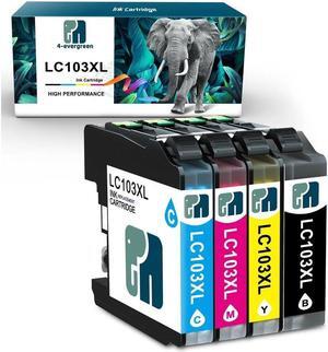 LC103XL LC103 Hight Yield Ink With NEW Version CHIP Fits Brother MFC-J4310DW MFC-J4410DW MFC-J4510DW MFC-J4610D MFC-J4710DW MFC-J475DW MFC-J650DW MFC-J6520DW