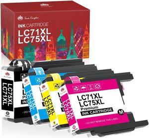 4 Pack LC79 LC75 LC71 Ink Cartridge compatible for Brother MFC-J6510DW J6710DW