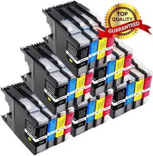 24 Multi-Pack Ink LC75 LC71 HY For Brother MFC-J435W MFC-J625DW MFC-J825DW/835DW