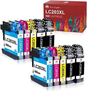 10x LC-203 LC203 XL Ink Combo For Brother MFC-J460dw MFC-J480dw MFC-J485dw LC201