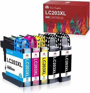 5x LC-203 LC203 XL Ink Combo For Brother MFC-J460dw MFC-J480dw MFC-J485dw LC201