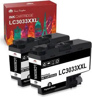 2Pack LC3033 XXL Black Ink Cartridge for Brother LC3033 MFC-J995DW MFC-J805DW