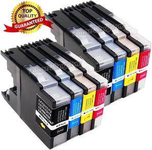 8 Pack LC75 LC71 Ink Cartridges for Brother MFC-J435W MFC-J625DW J825DW J425W
