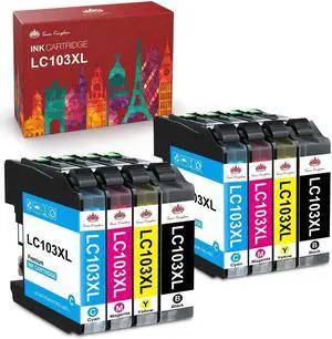 8x Ink Cartridges for Brother LC103 XL MFC-J470DW MFC-J475DW MFC-J870DW J875DW