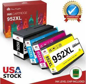 4 pack 952XL Ink for Officejet Pro 7740 8210 8216 8218 8710 8714 8715 8716
