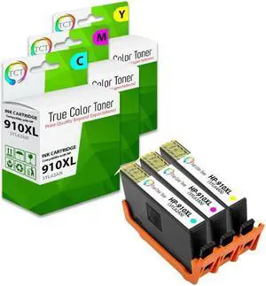 TCT Compatible HY Ink Cartridge Replacement for the 910XL Series - 3 Pack (C, M, Y)
