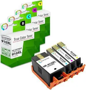 TCT Compatible HY Ink Cartridge Replacement for the 910XL Series - 4 Pack (B,C,M,Y)