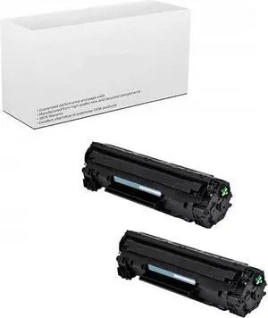 AM-Ink 2-Pack Compatible 78A CE278A Toner Cartridge Replacement for Laserjet P1606dn 1606dn M1536dnf 1536dnf MFP P1566 P1560 Printer (Black)