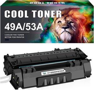 Cool Toner Compatible Q5949A Toner Cartridge Replacement for 49A Q5949A 49X Q5949X 53A Q7553A for 1320 1320n P2015 P2015dn P2014 3390 1160 P2015d 1320tn M2727nf Toner Printer (Black, 1Pack)