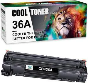 1Pack CB436A Toner Cartridge Compatible With 36A LaserJet P1505 P1505n M1522