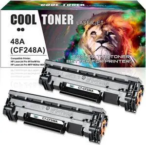 2 Pack CF248A 48A Toner Cartridge for LaserJet Pro M15a