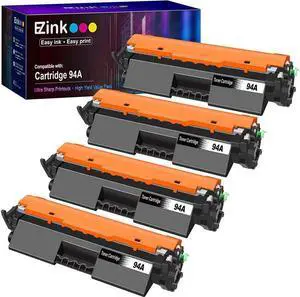 E-Z Ink (TM) Compatible Toner Cartridge Replacement for 94A CF294A Compatible with Laserjet M118dw, M148dw, M148fdw, M149fdw, M118, M148 Printer (Black, 4 Pack)