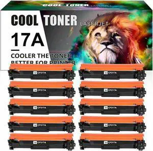 10PK CF217A Toner Compatible For 17A LaserJet Pro M102a MFP M130nw M130a MFP