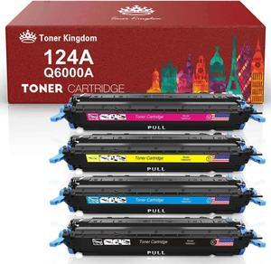 4 Color Toner Combo Set For LaserJet 1600 2600 2600n 2605 2605dnt Q6000A 124A