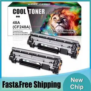 2PK CF248A 48A Toner Cartridge For LaserJet M15 M15w M28a M28w M29w Printer